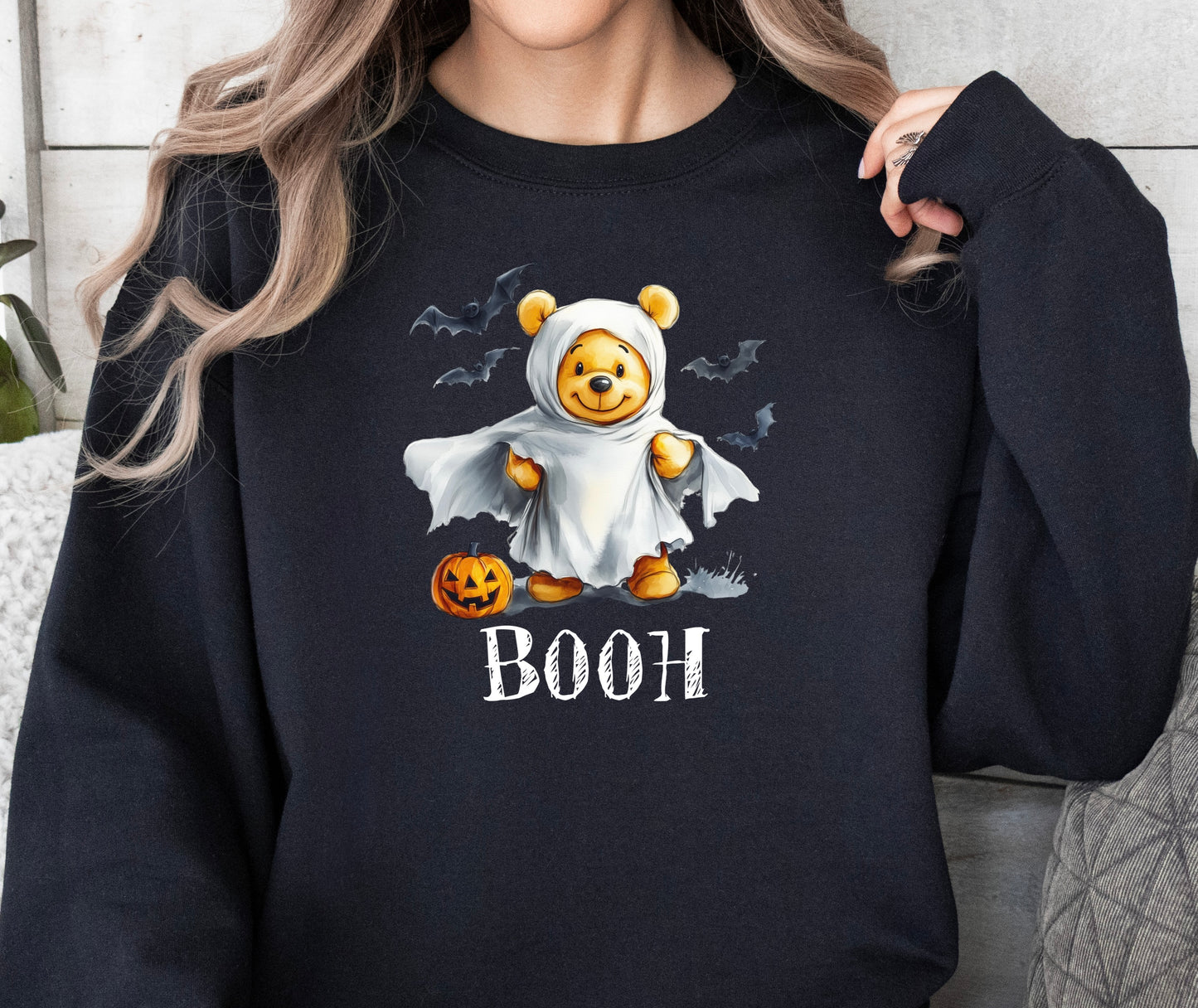 ‘Booh’ bear Halloween sweatshirt