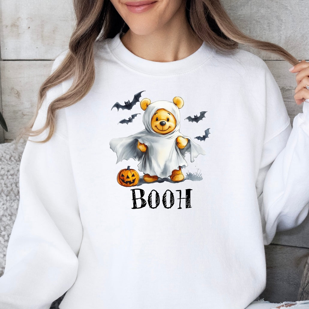 ‘Booh’ bear Halloween sweatshirt