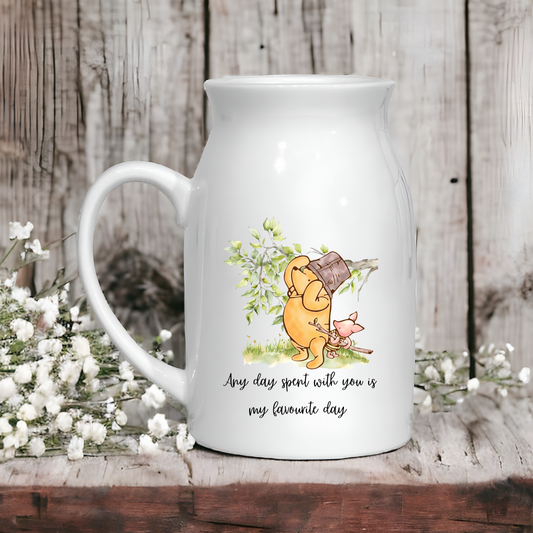 Classic bear vase/ milk jug | gift for someone special