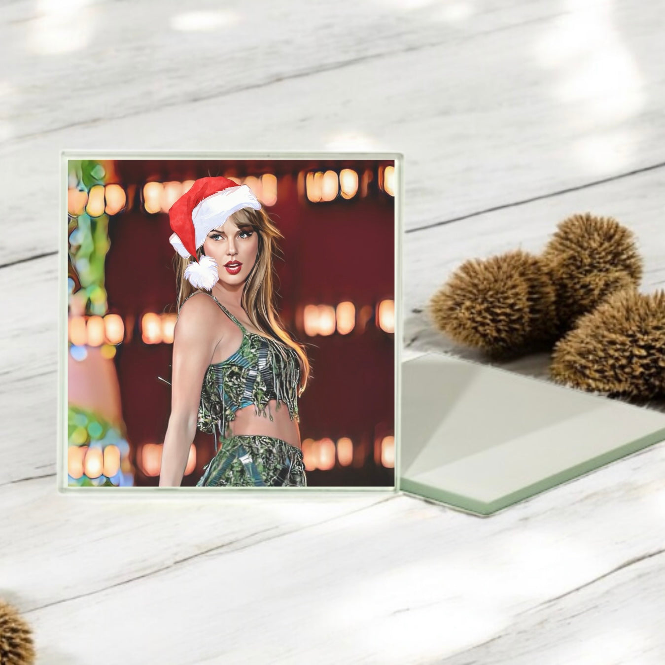 ‘Style’ Festive Taylor square coaster