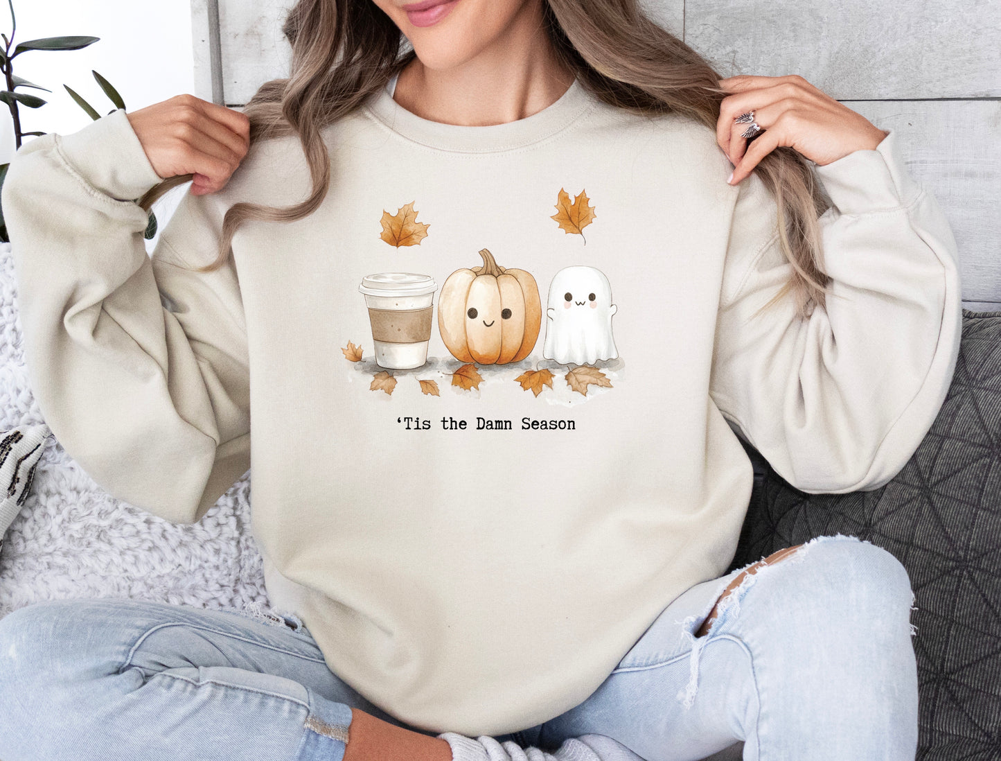 Taylor autumn damn season pumpkin sweatshirt