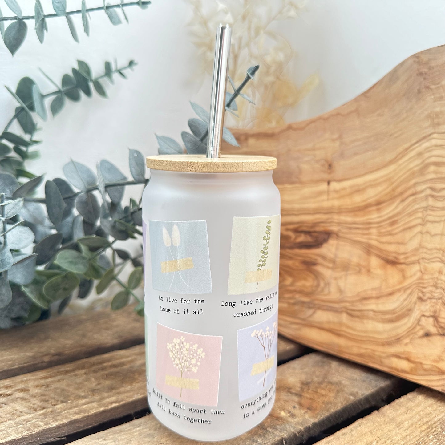 Positive affirmation lyrics glass tumbler