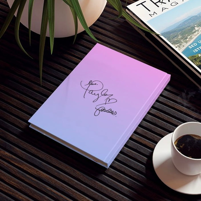 This is your Era Ombre hardback lined journal