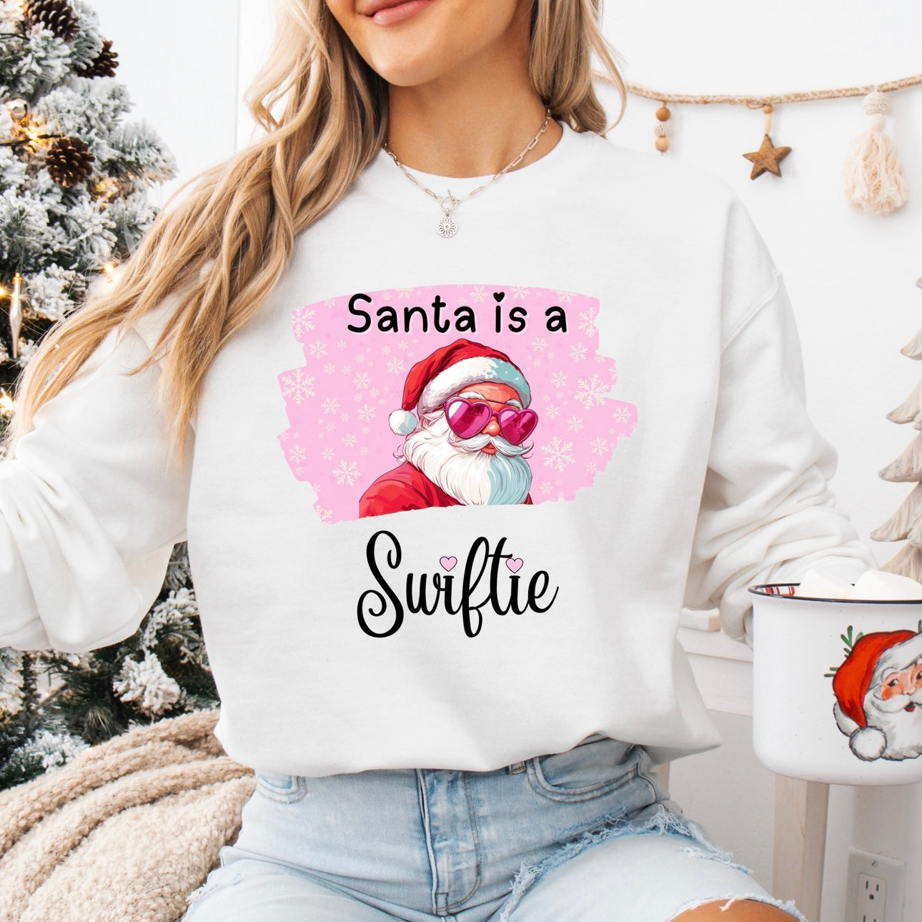 Santa is a Swiftie Christmas sweatshirt