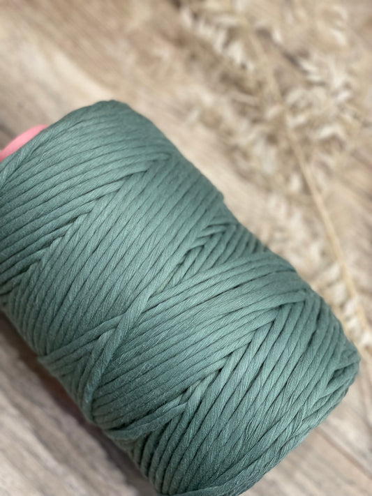 Luxe cotton Sea Grass 1kg single twist string