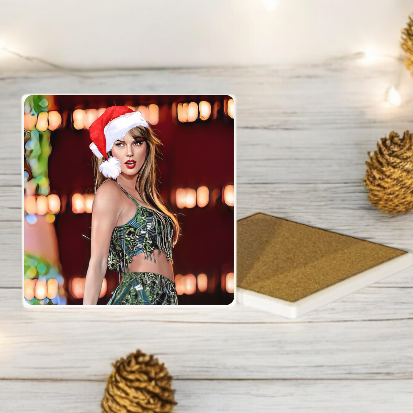 ‘Style’ Festive Taylor square coaster