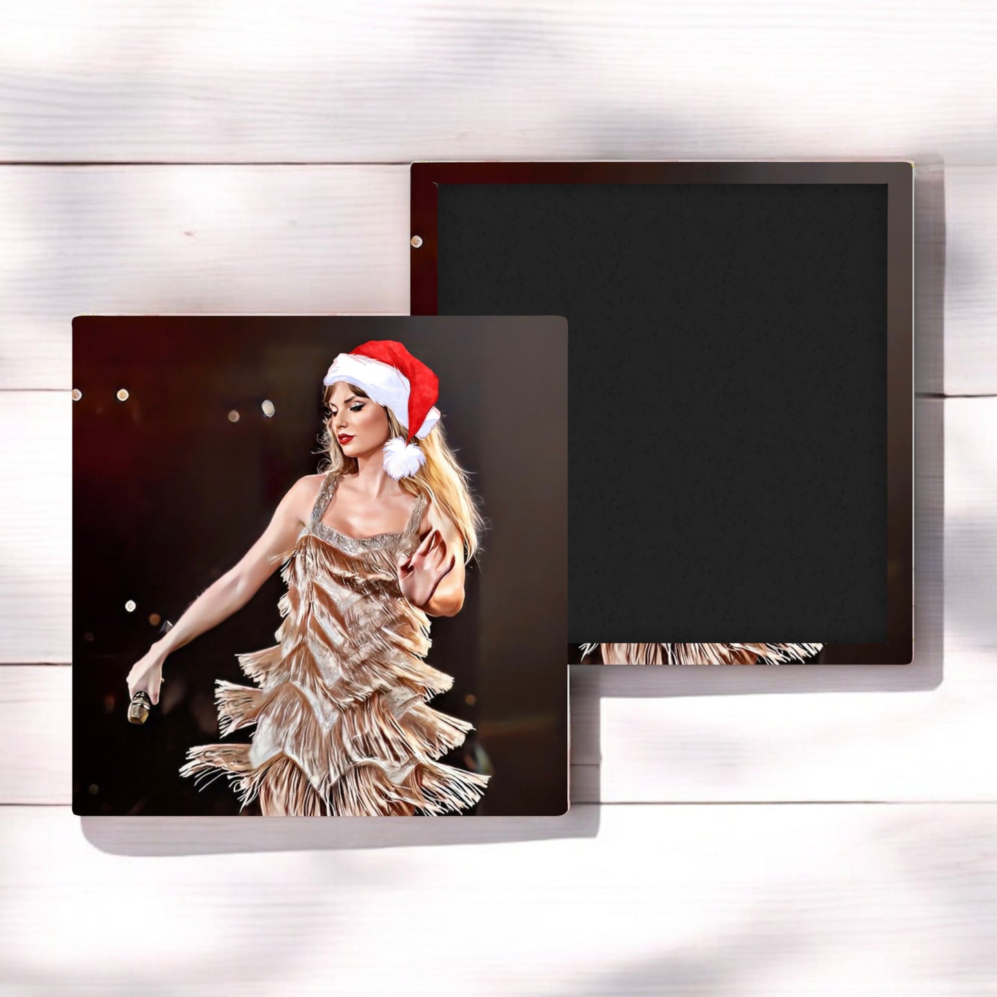 Iconic gold dress festive Taylor Magnet