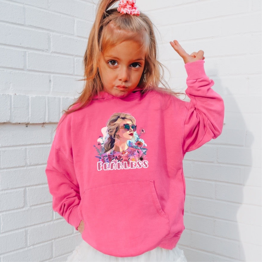 Kids Fearless Swiftie hoodie