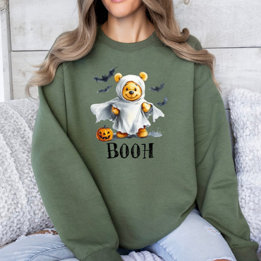 ‘Booh’ bear Halloween sweatshirt