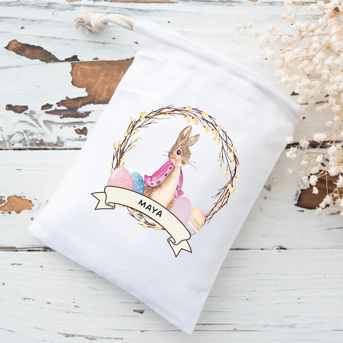 Personalised Easter treat bag