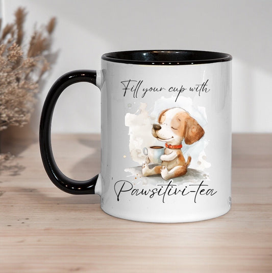 Dog lovers positivitea cup