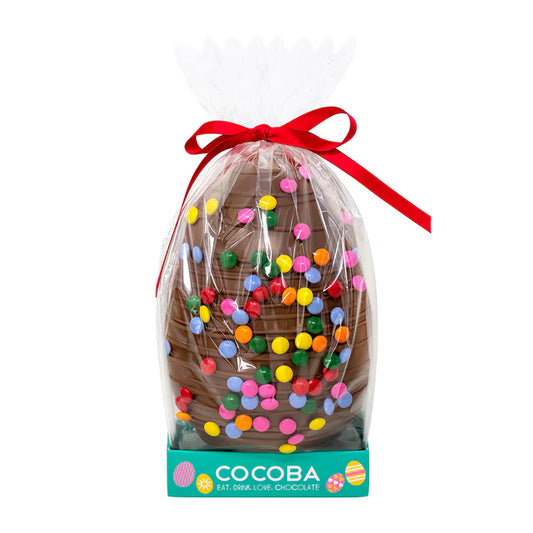CANDY BEAN MILK CHOCOLATE EASTER EGG, 250G