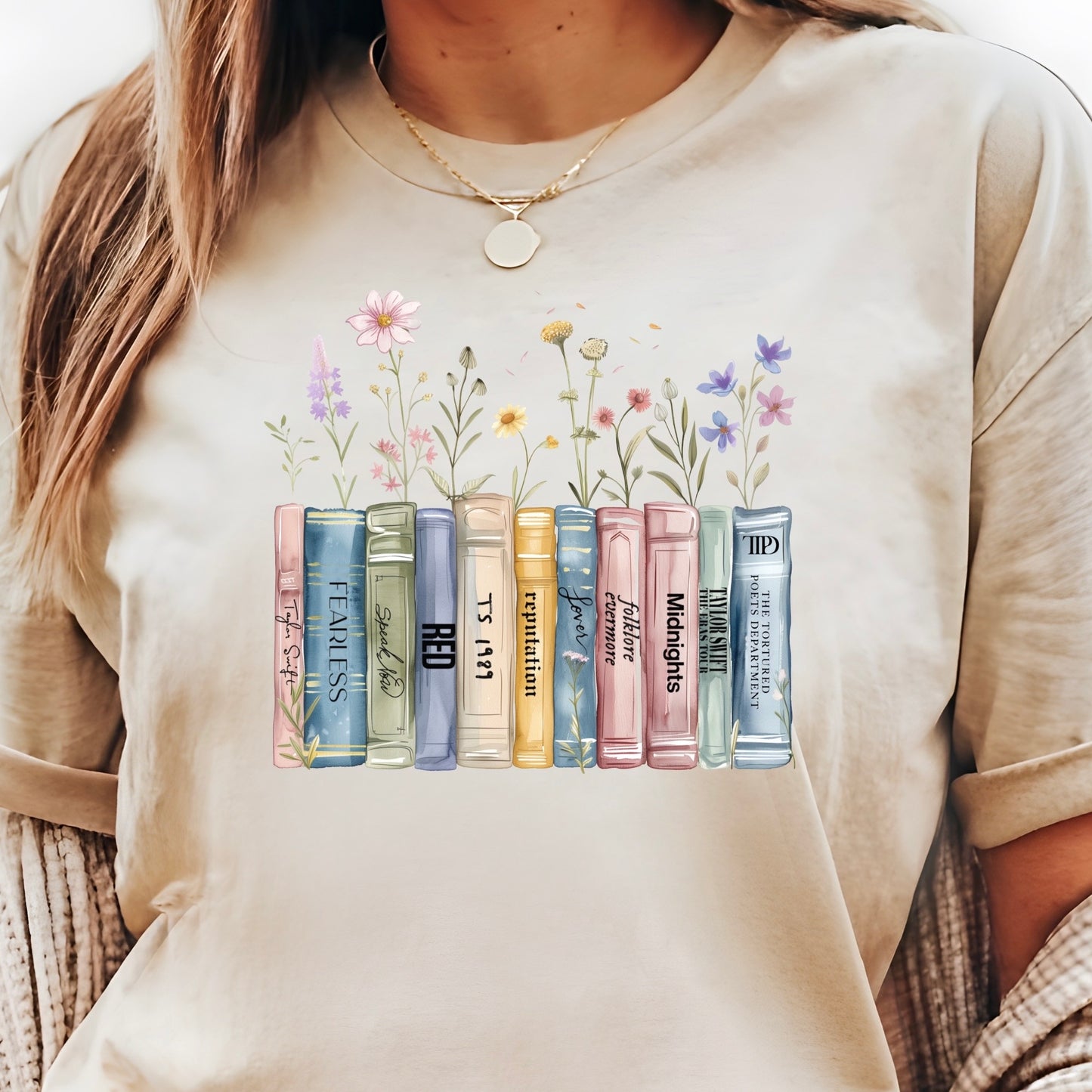 Taylor Swift albums as books T-shirt